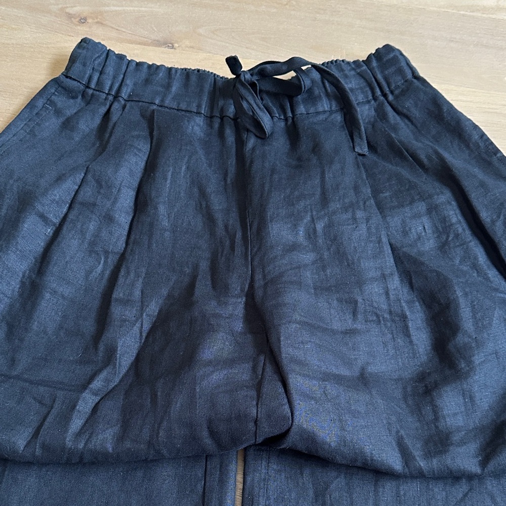 Wilfred Black Elastic Waist Pants